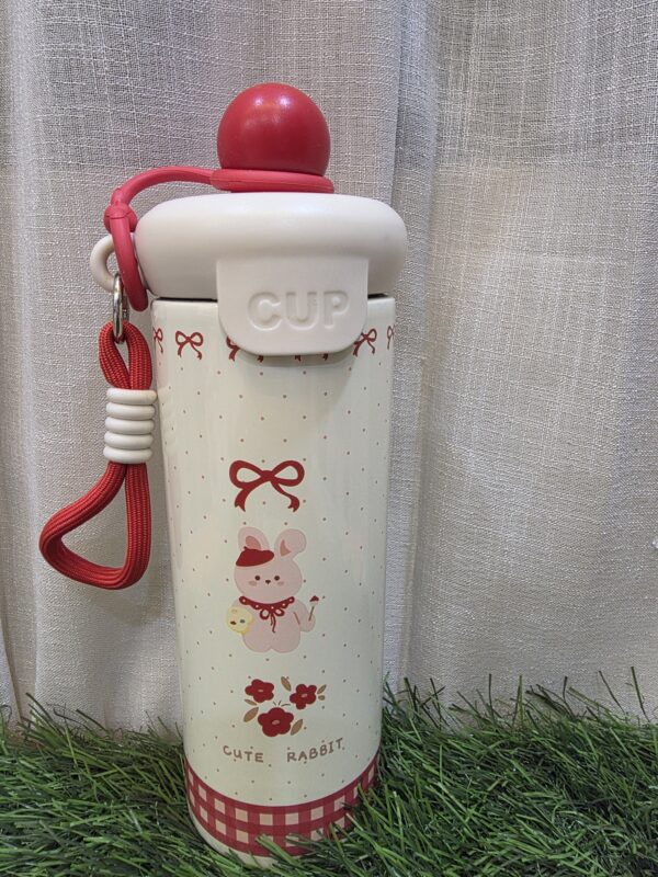 Aesthetic Pinteresty bottle Hot & Cold Insulated Water Bottle come Sipper 600Ml